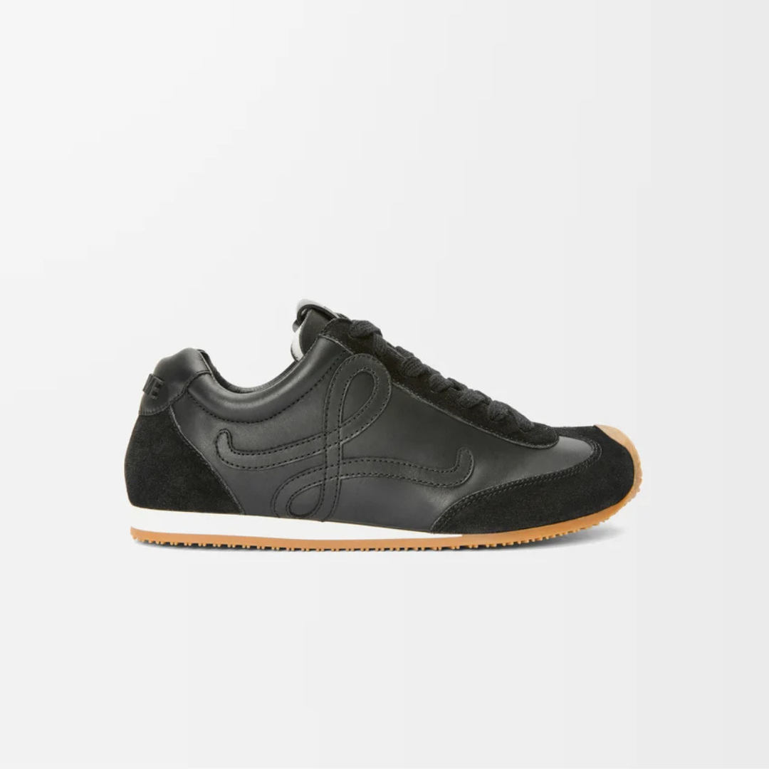 Men's Black Ballet Runner 2.0 In Soft Leather