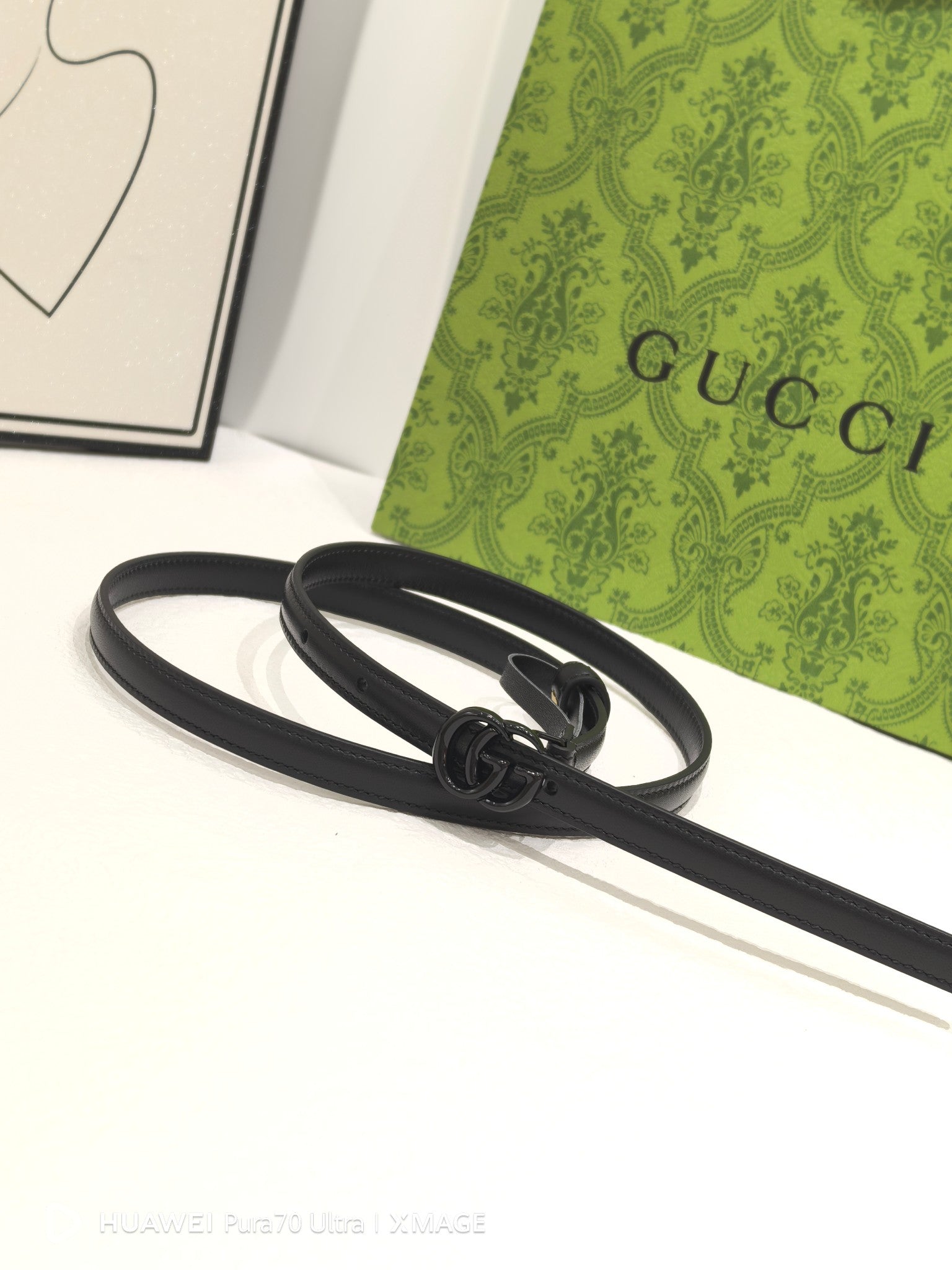 Black Marmont Thin Belt