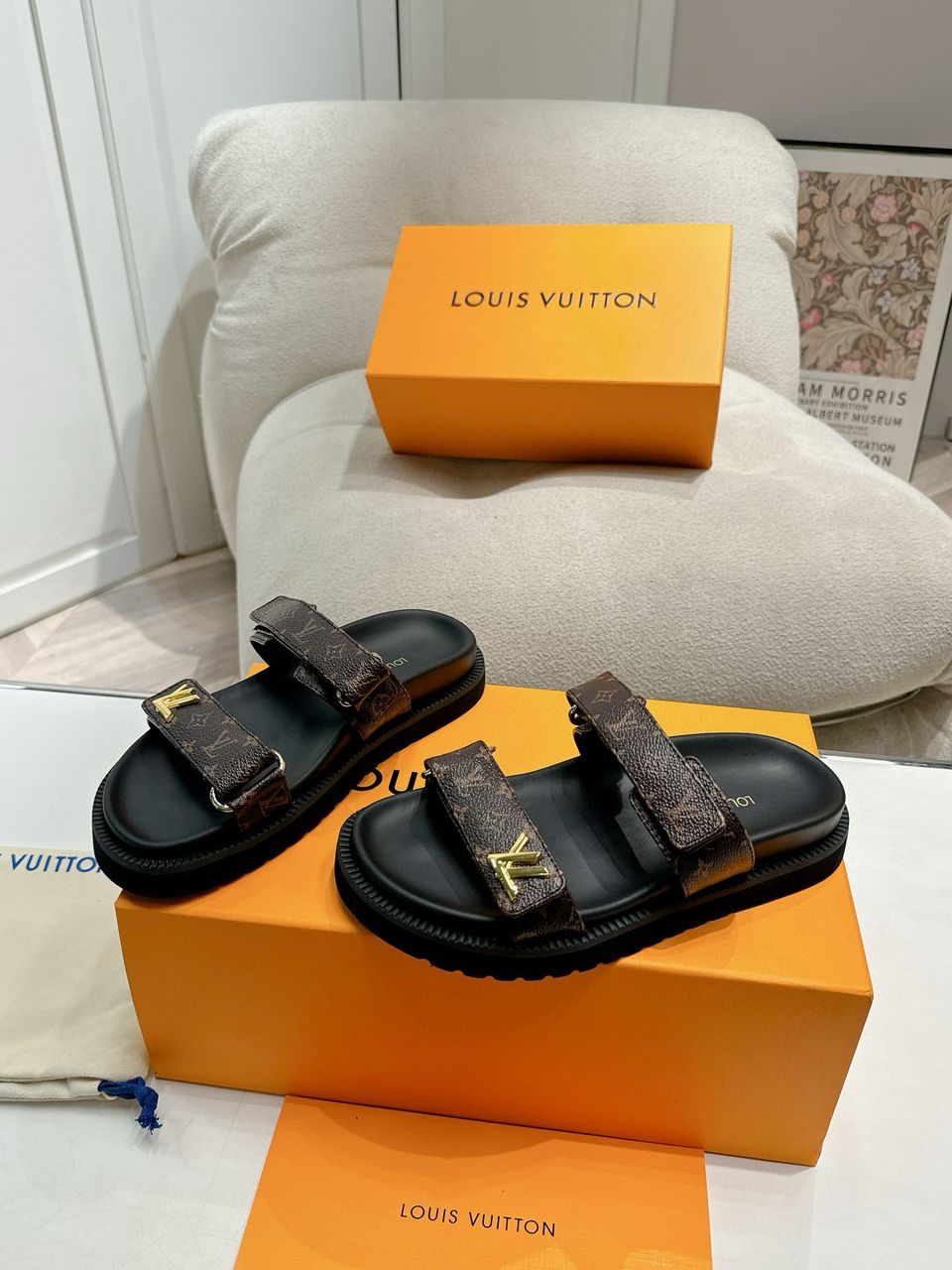 Cacao Sunset Flat Comfort Mule
