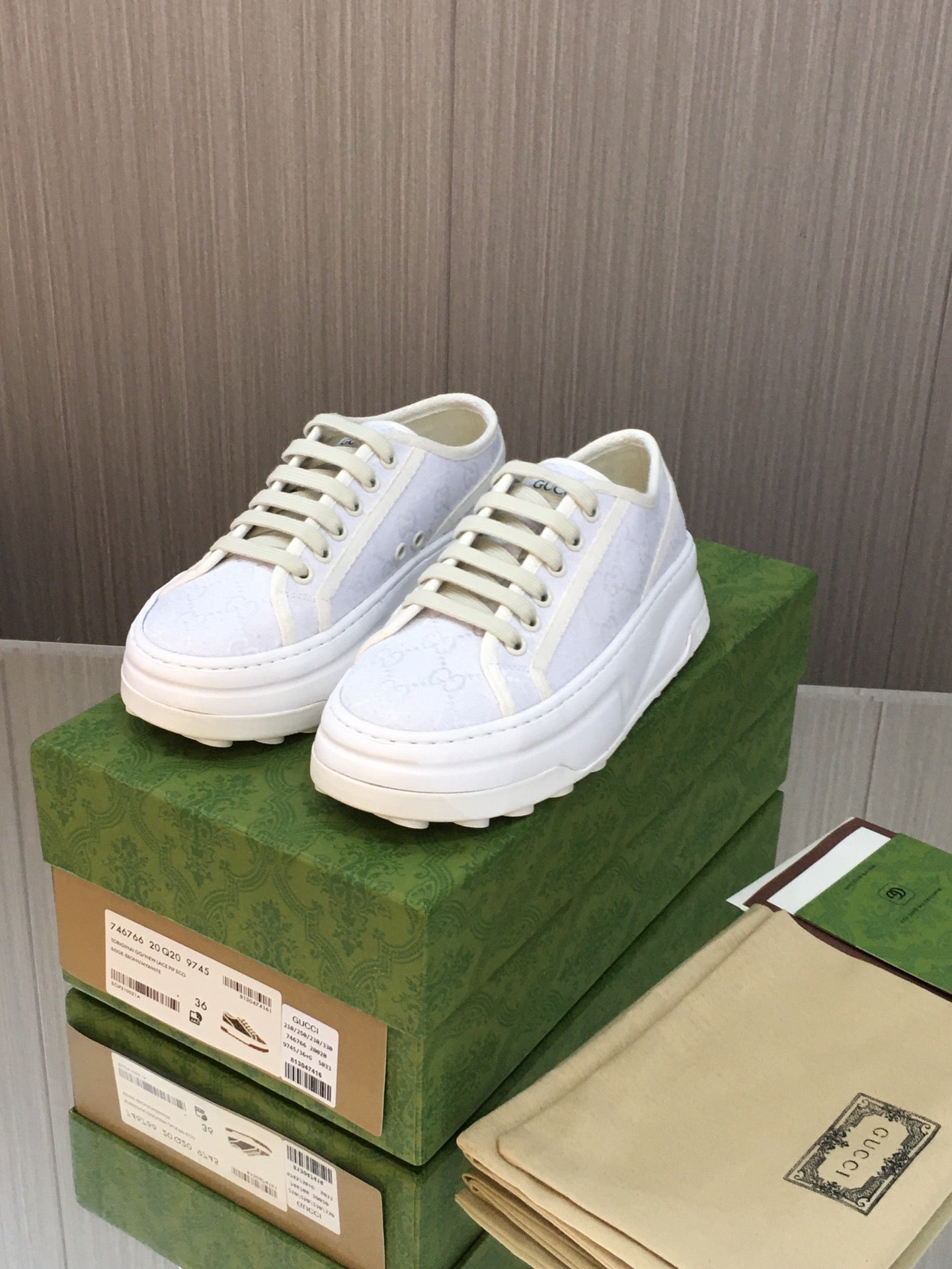 White GG Sneaker