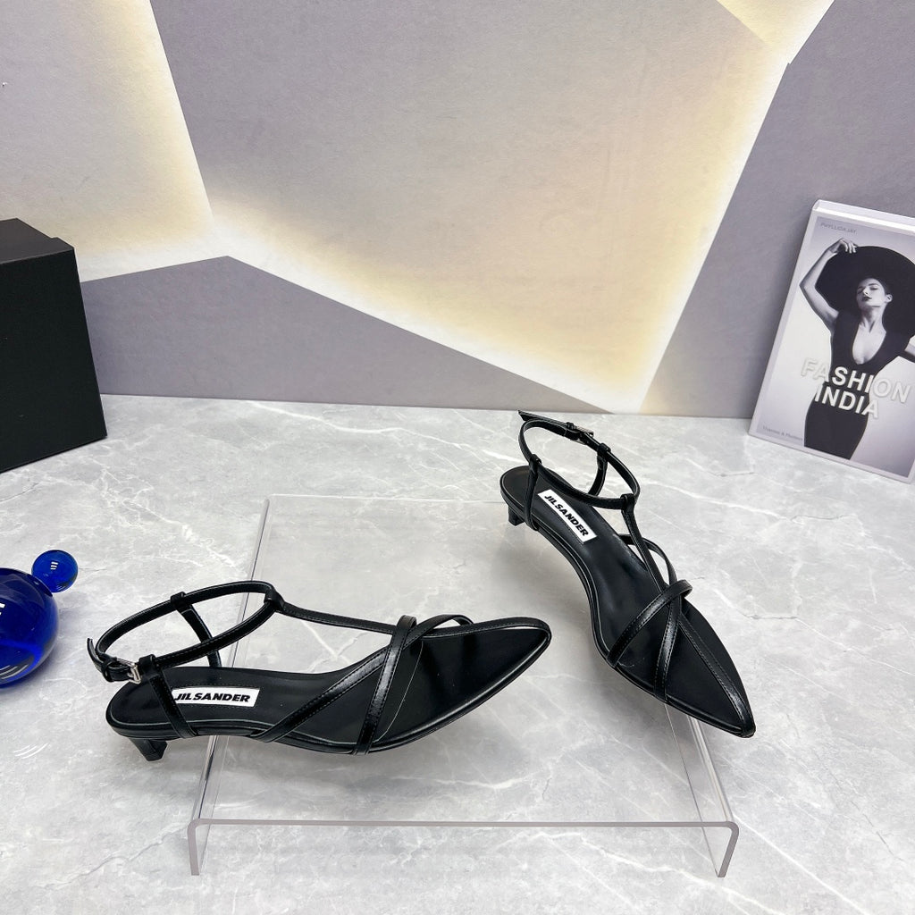 Black JS Sandals