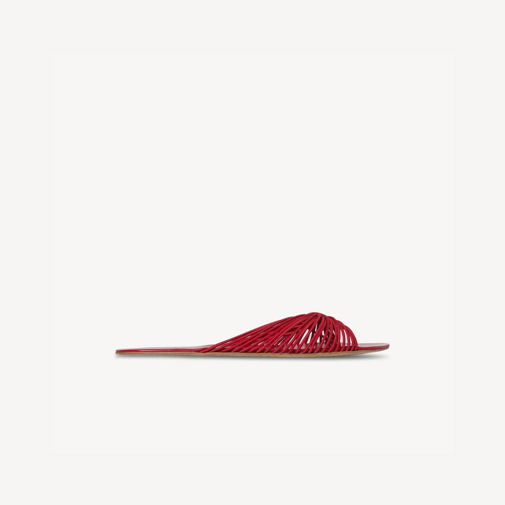 Red Sara Slide Sandal