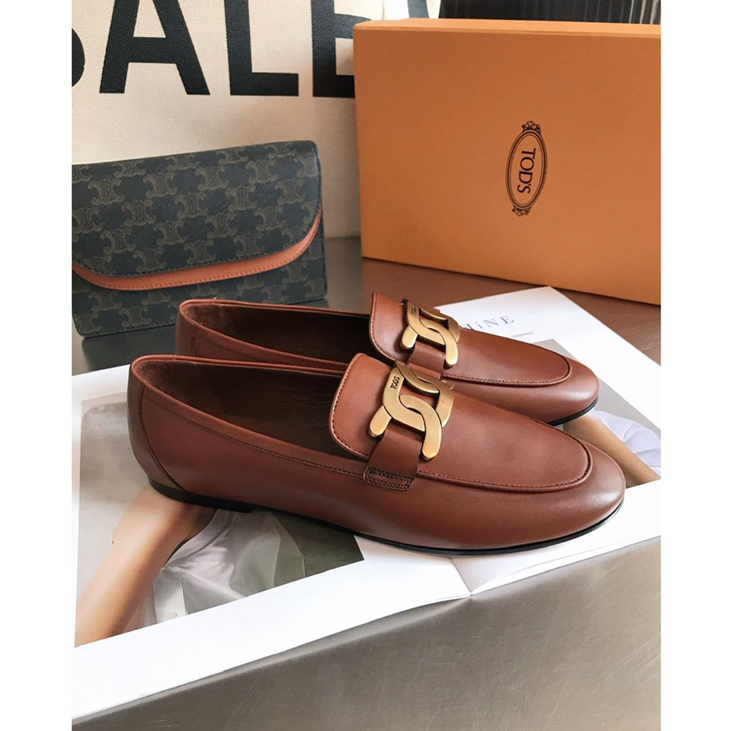 Brown TK loafers