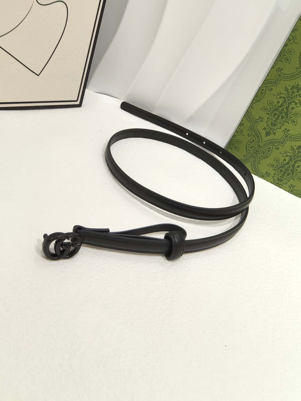 Black Marmont Thin Belt