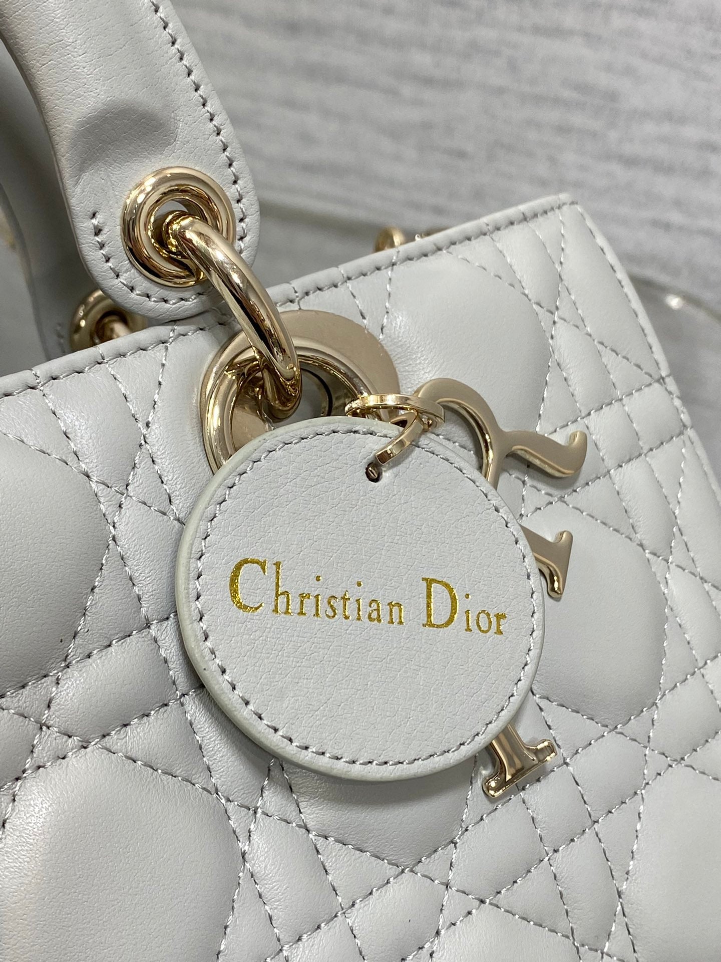 Cloud Gray Medium LDJ Bag