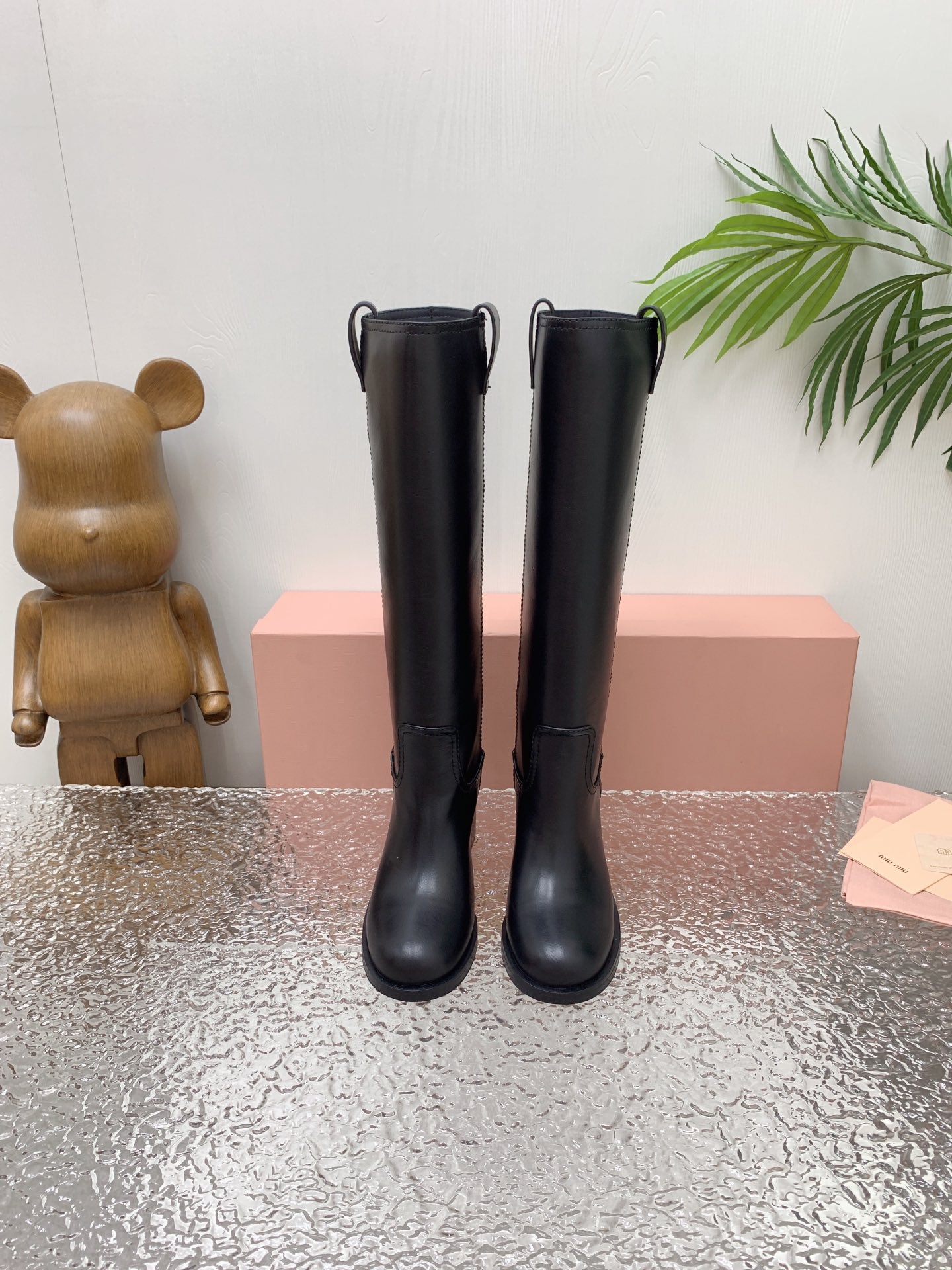 Black MM Leather Boots