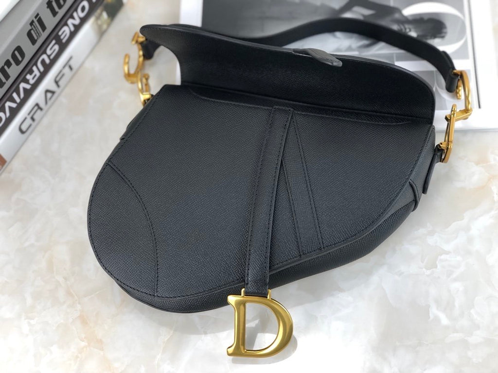 Black DS calfskin bag