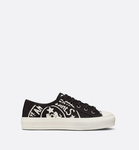 Black canvas WD sneaker