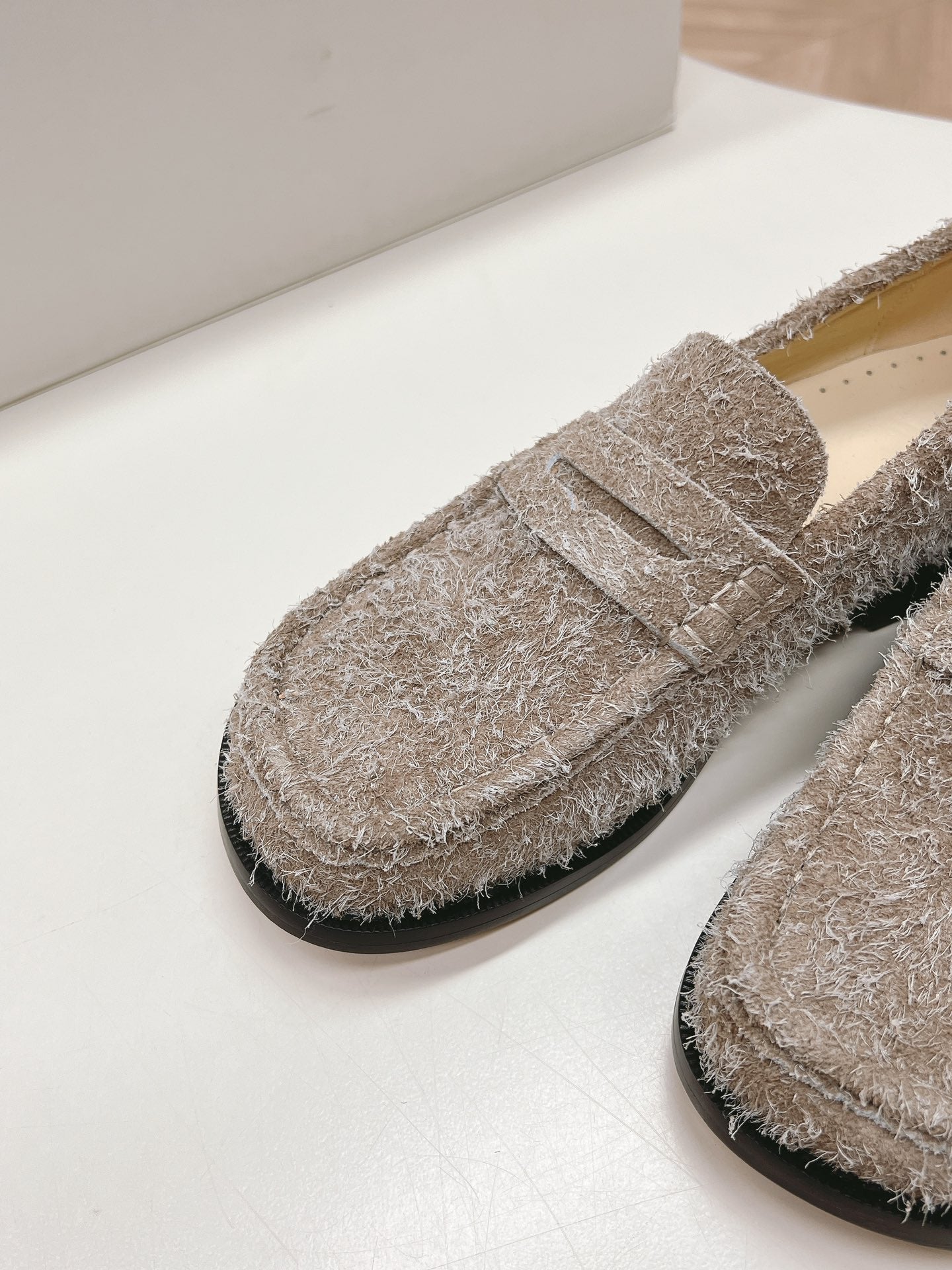 Khaki Green Campo Loafer In Brushed Suede