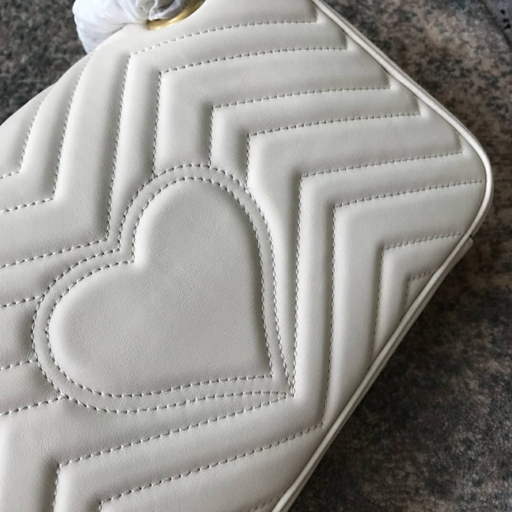 White GM small shoulder bag