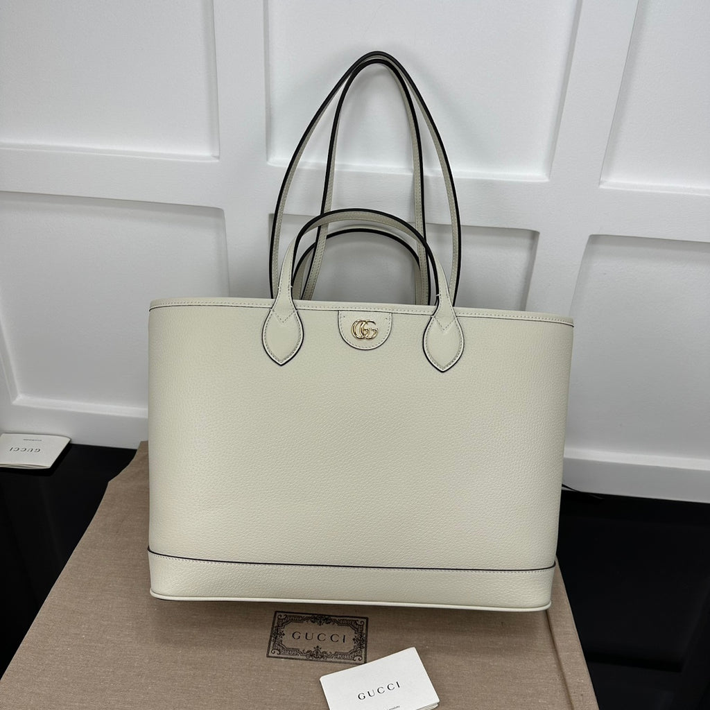 White GO Medium Tote Bag