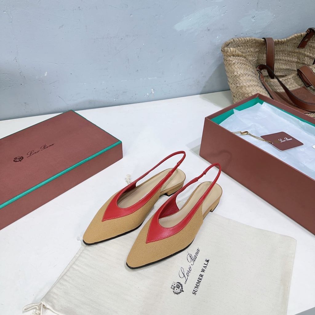 Hinoki Wood/Deep Kummel Rebecca Slingback
