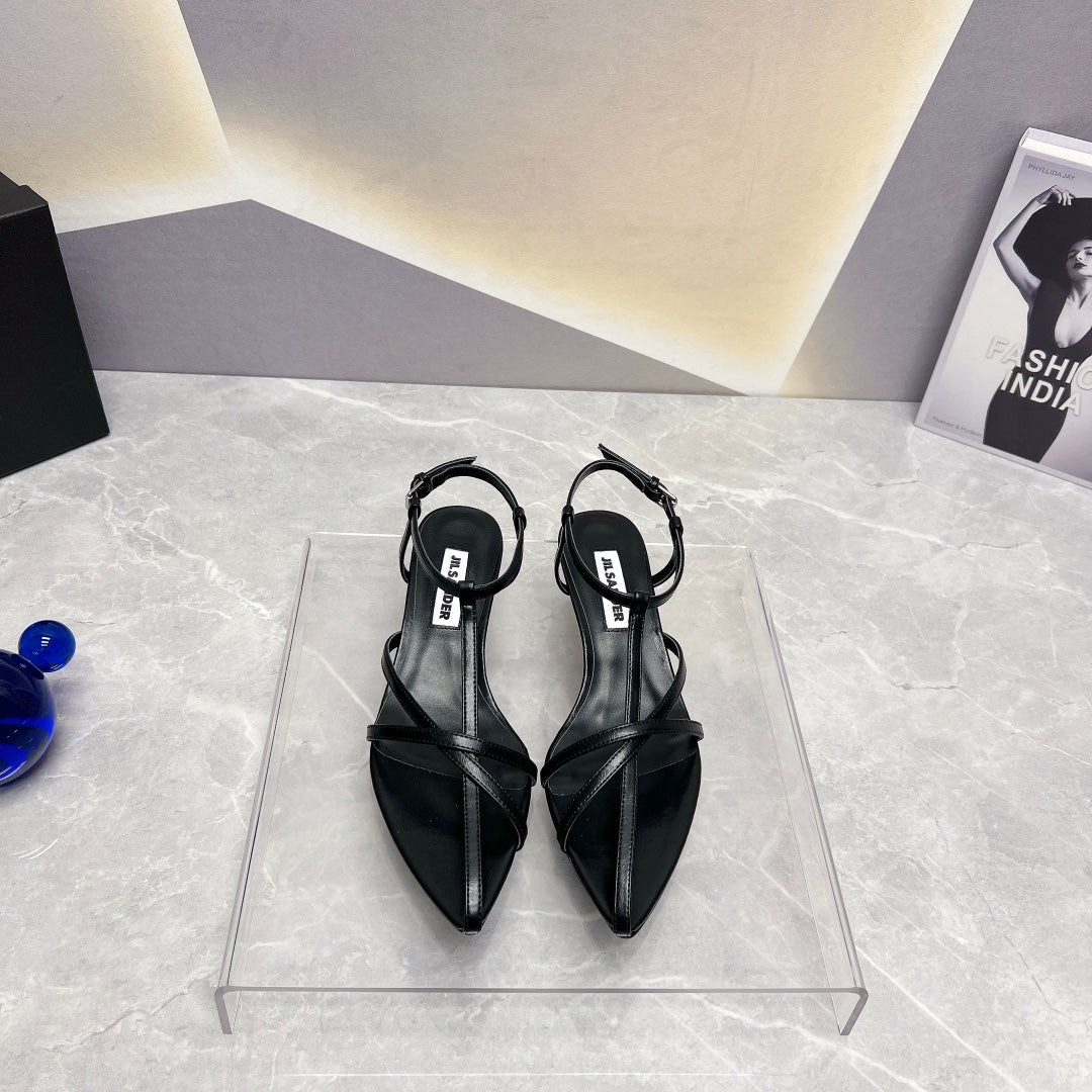 Black JS Sandals