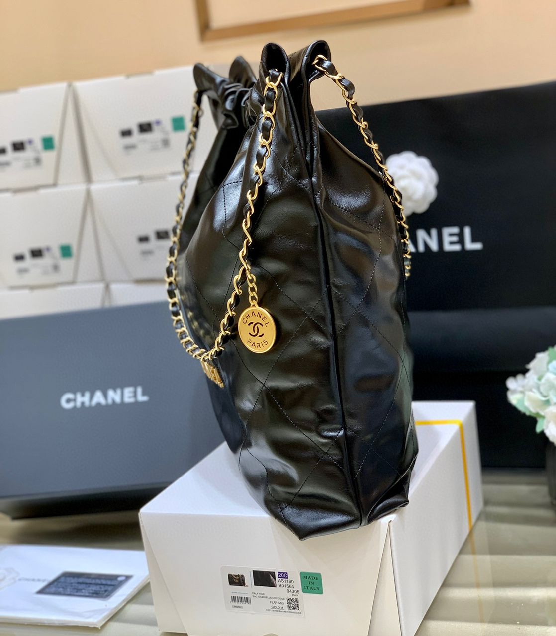 Black C22 large handbag