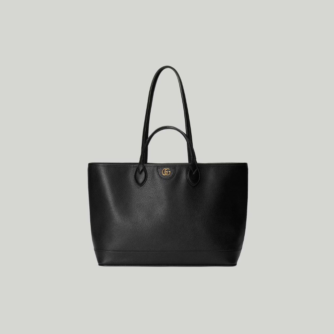 Black GO Medium Tote Bag