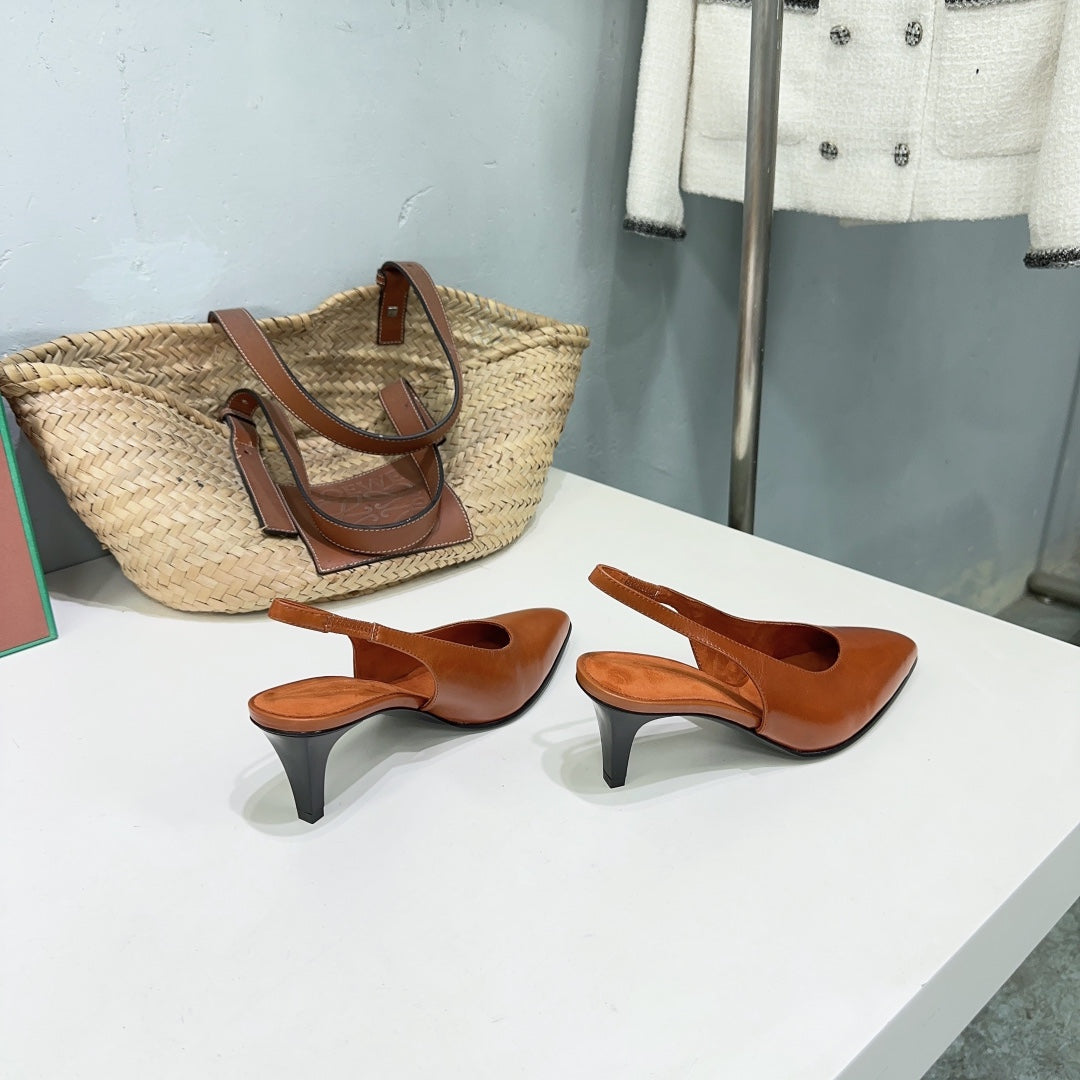 Saddle Brown Rebecca Pumps