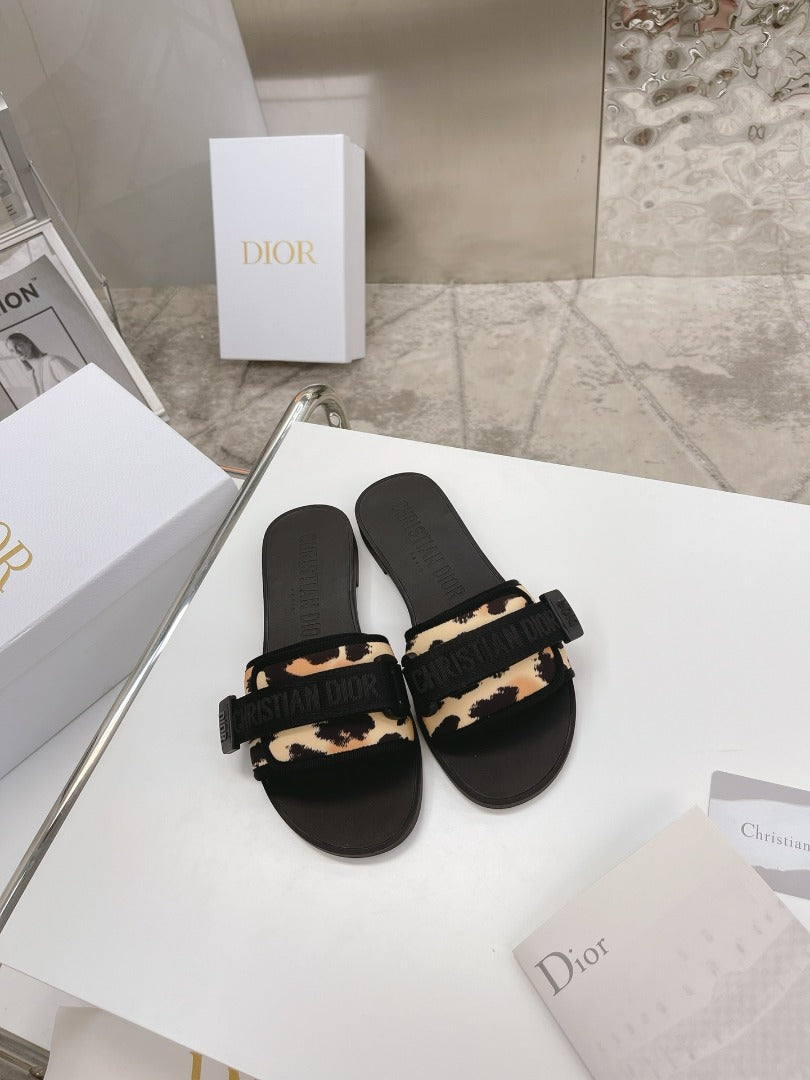 Beige multicolor DE slide
