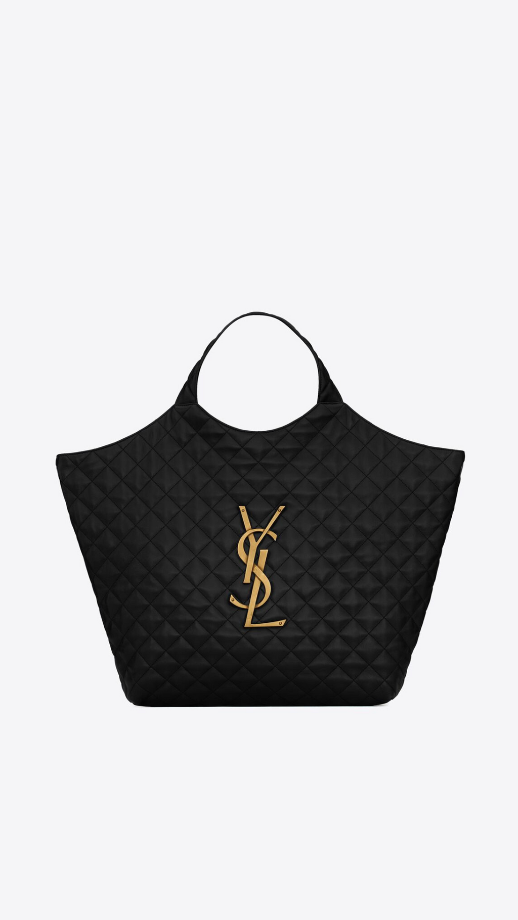 Black YI maxi shopping bag