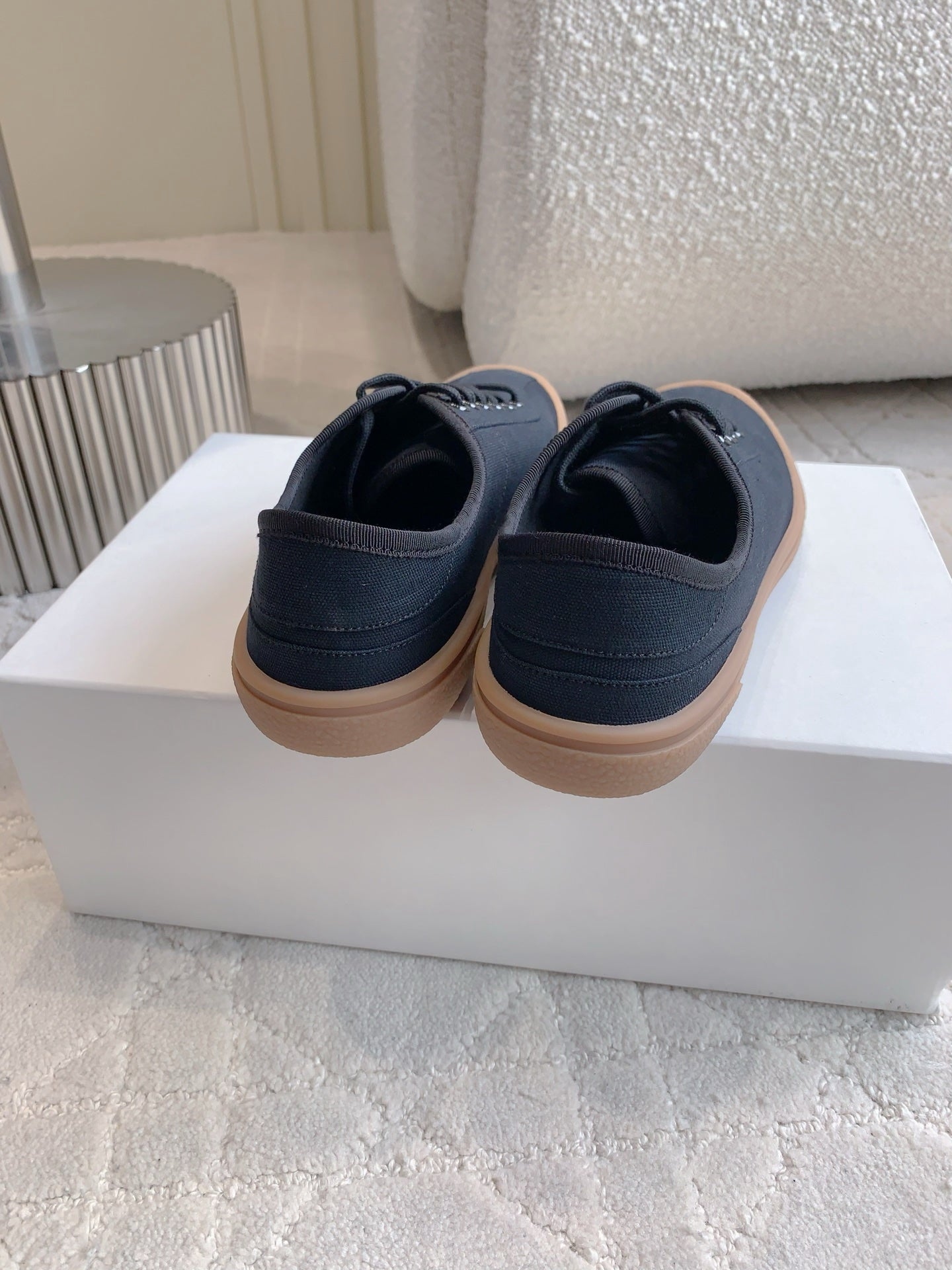 Black Canvas Sneakers