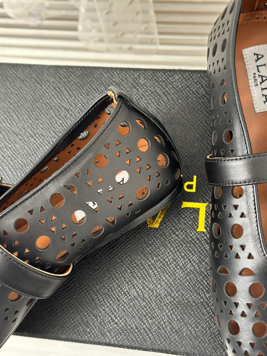 Black AV Ballet Flats