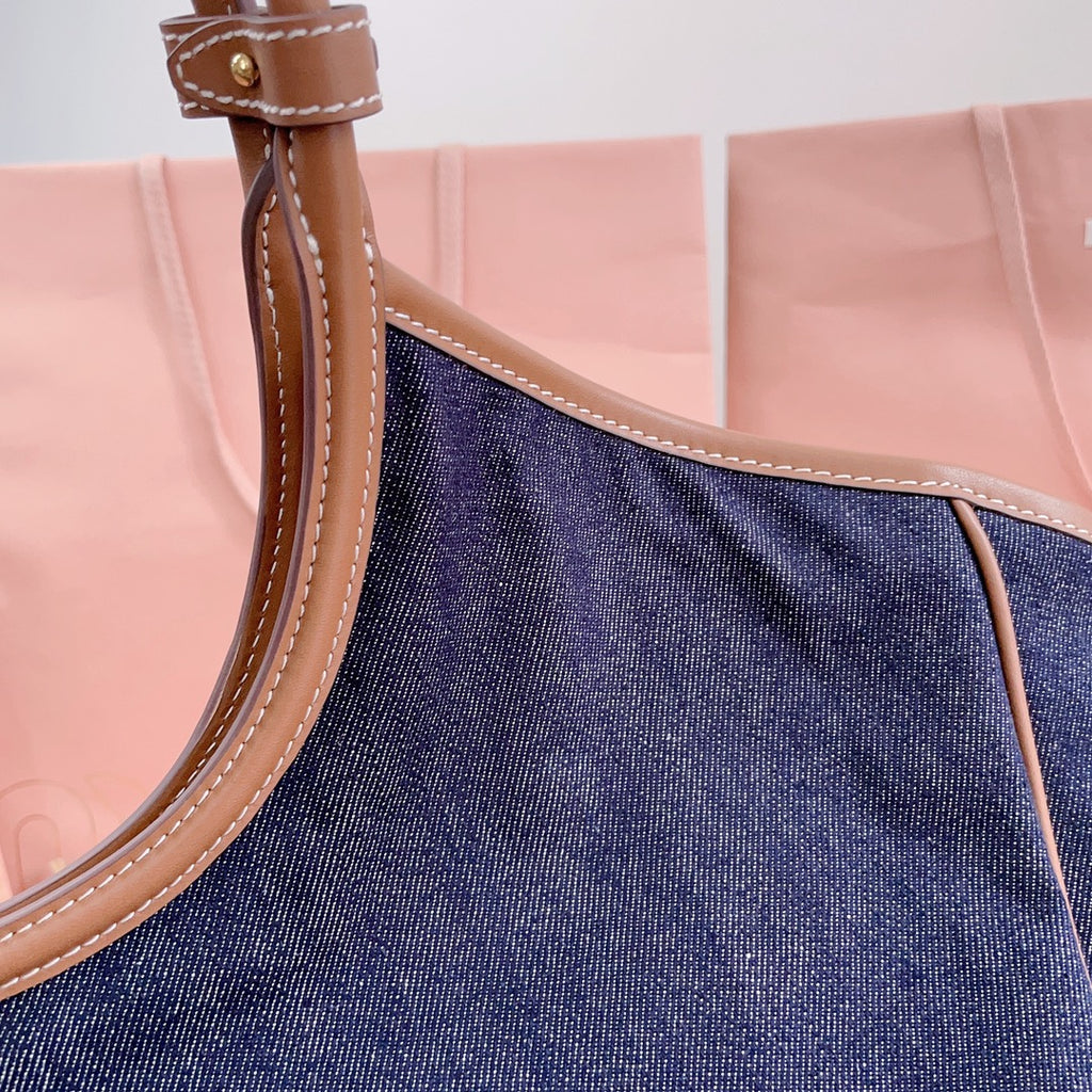 Blue/Brandy IVY Denim Bag
