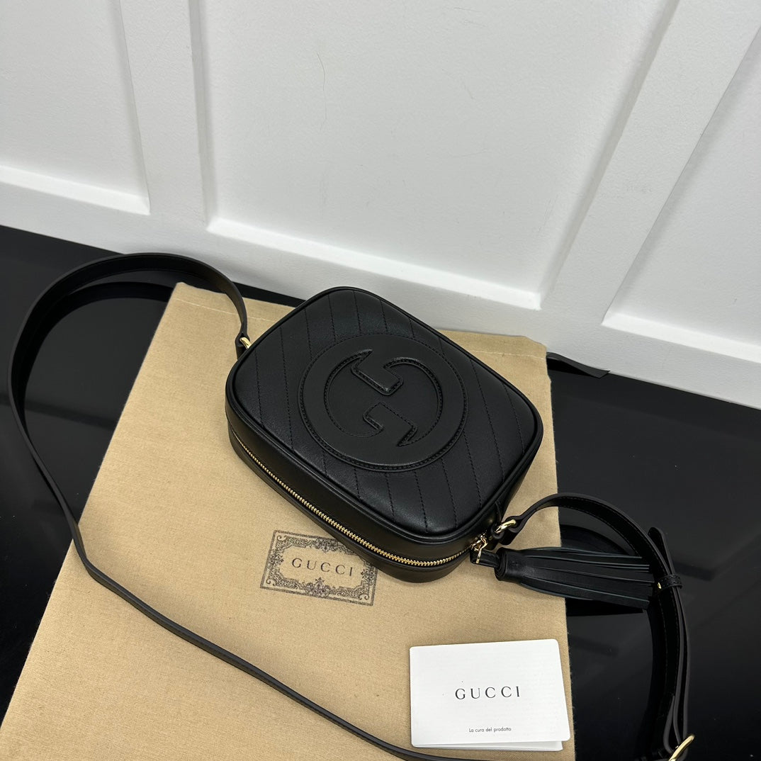 Black GB Small Shoulder Bag