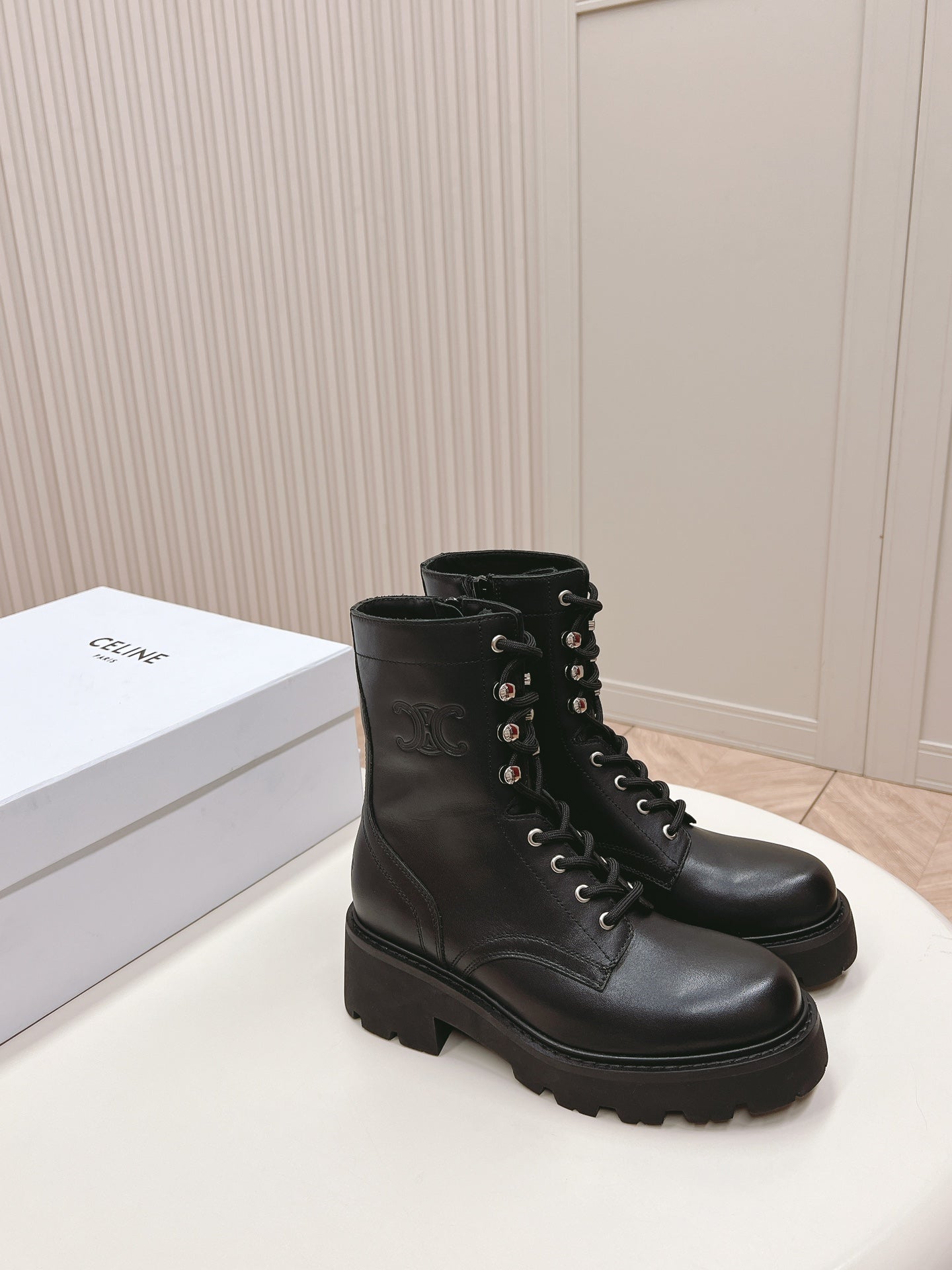 Black Rangers Mid Lace-Up Boot