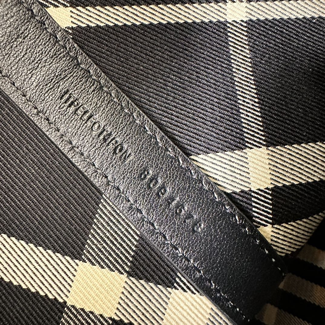 Black Small Check Shoulder Bag