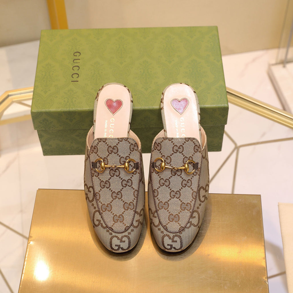 Camel GJ princetown slipper