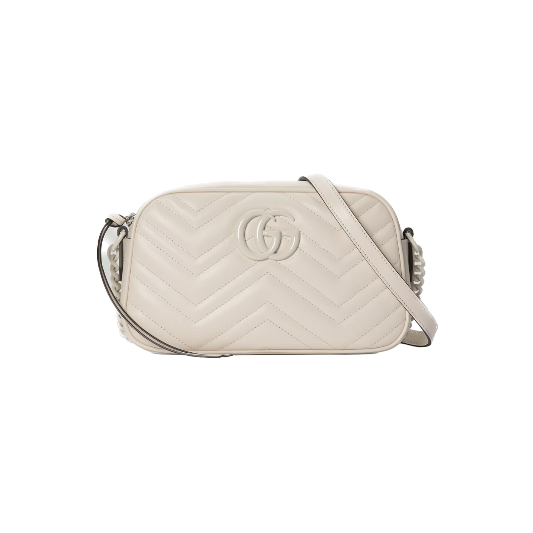 White GM Small Shoulder Bag