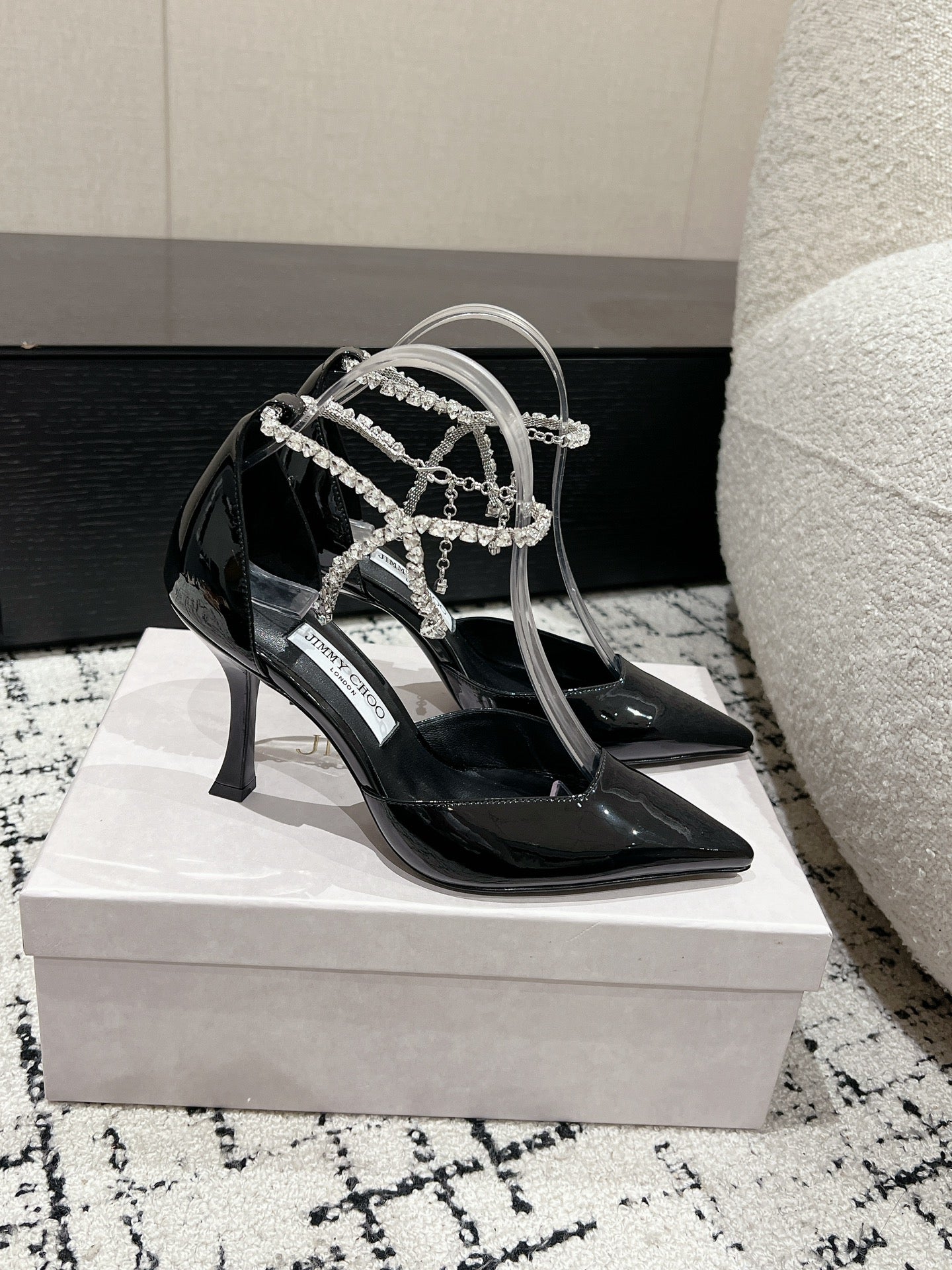 Black Stevie 100 Pumps