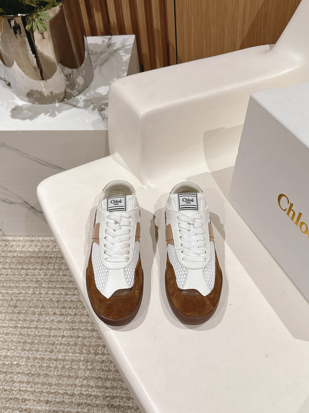 Natural Brown Kick Sneaker