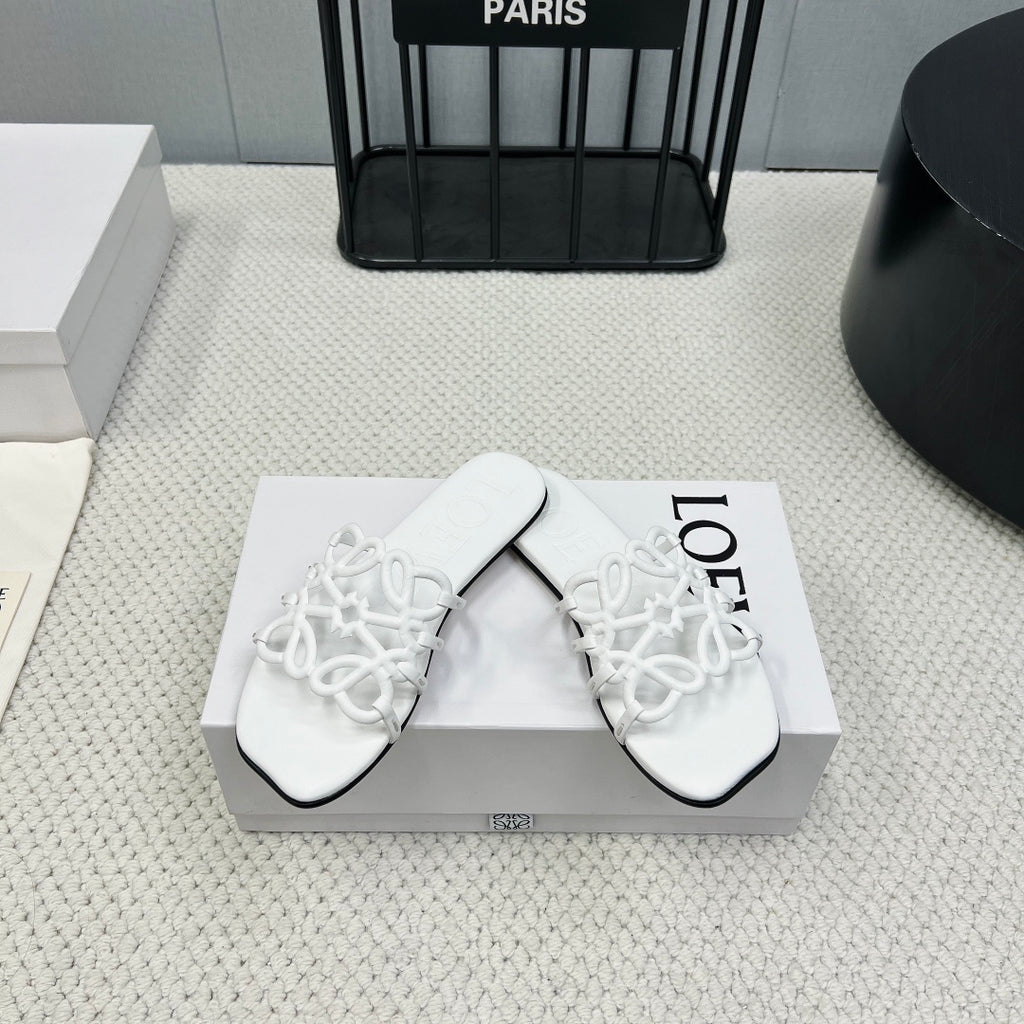 White Petal Anagram Slide