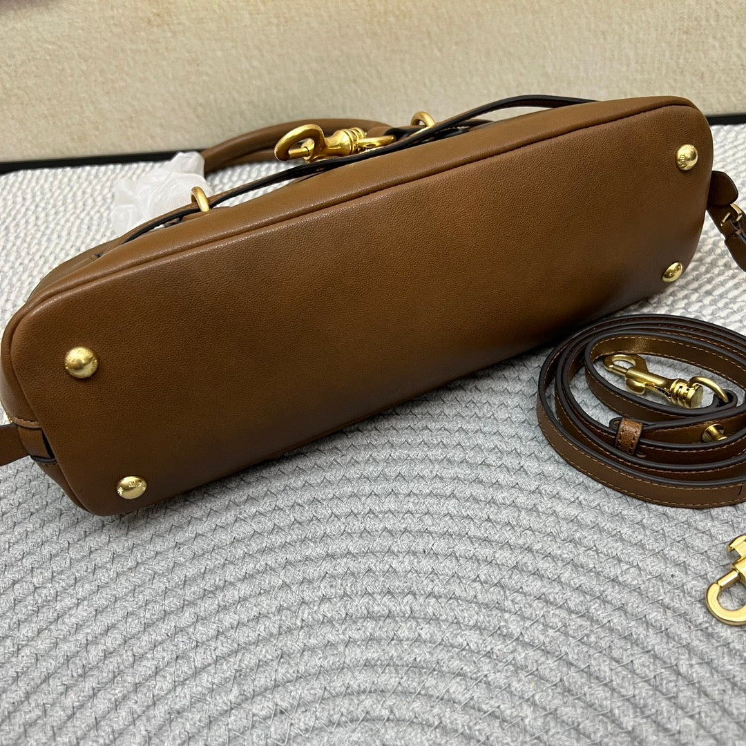 Briarwood Aventure Leather Top-Handle Bag