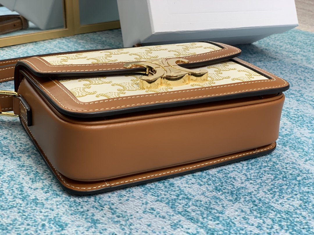 White CT triomphe bag