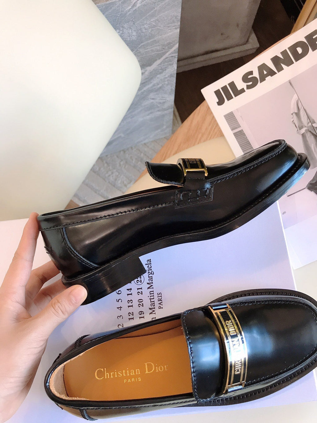 Black DC loafer