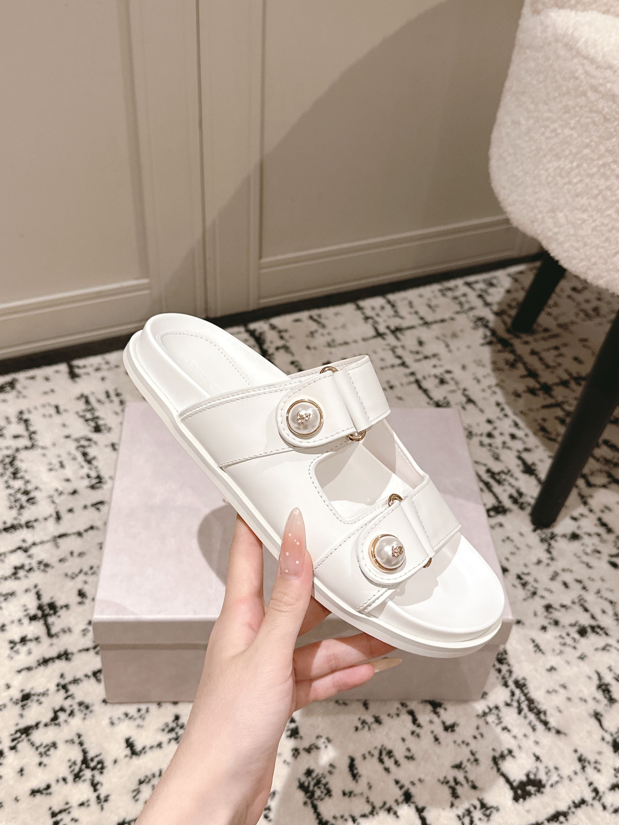 Latte Fayence Sandal