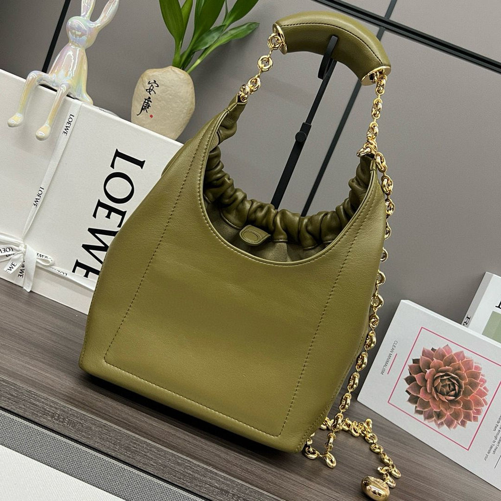 Olive Small Squeeze Bag