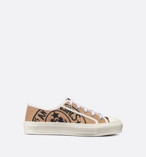 Beige canvas WD sneaker