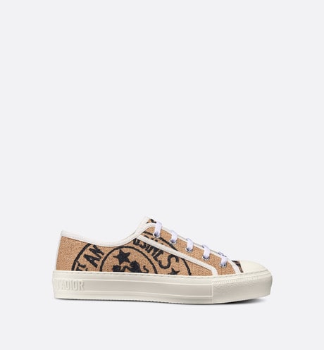 Beige canvas WD sneaker