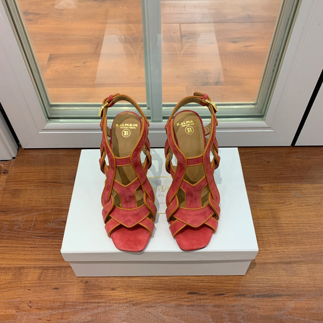 Rose & Orange BU strappy sandals