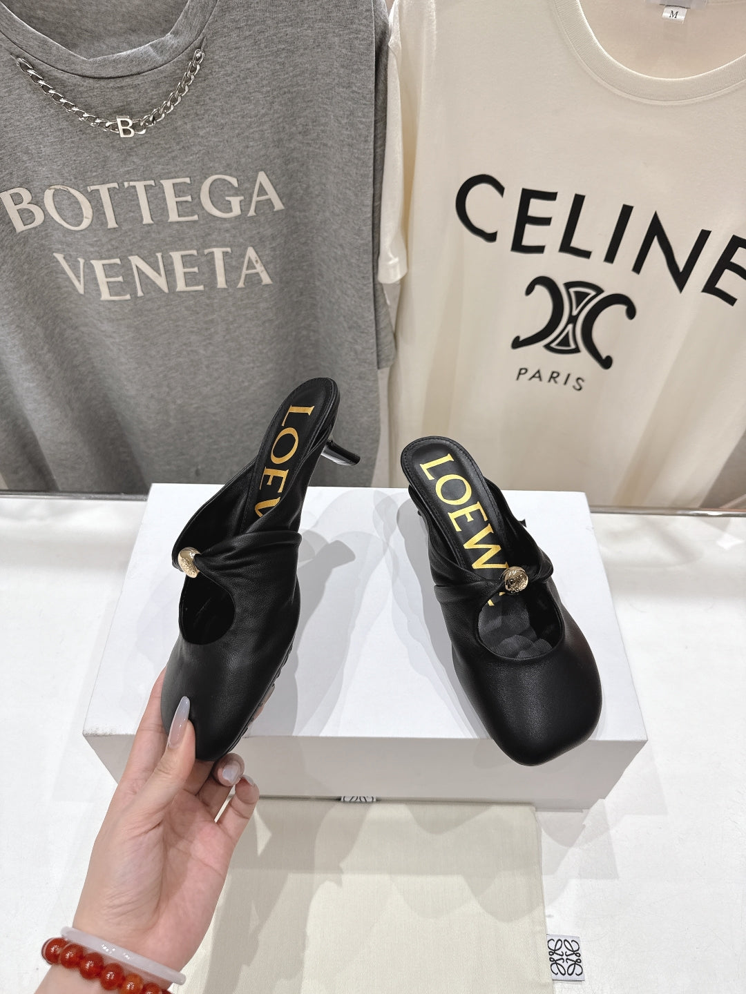 Black Pebble Soft Mule