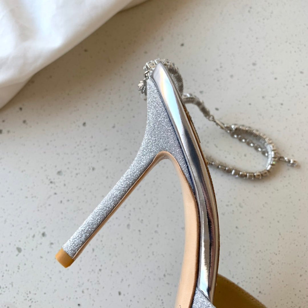 Platinum Ice Dusty Glitter JS Pumps