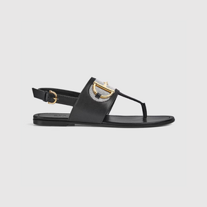 Black Thong Sandal