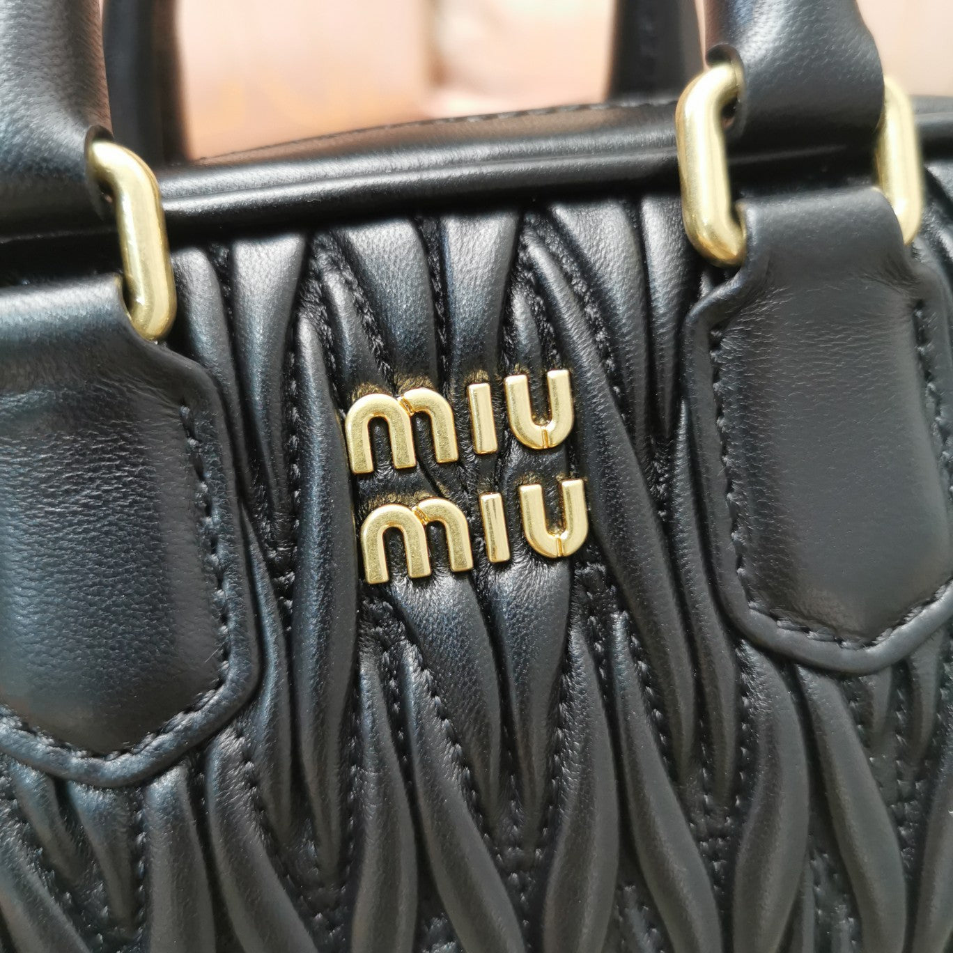 Black AM Leather Mini-Bag