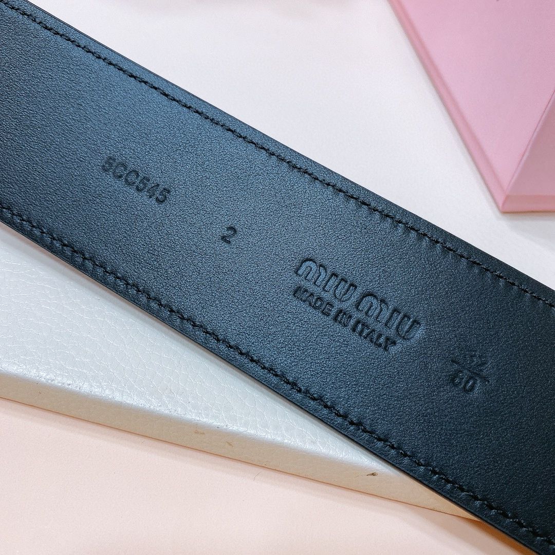 Black FTR Leather Belt