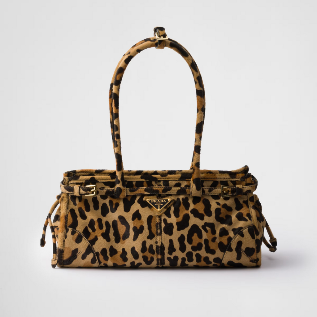 Honey Bonnie Medium Printed Leather Handbag