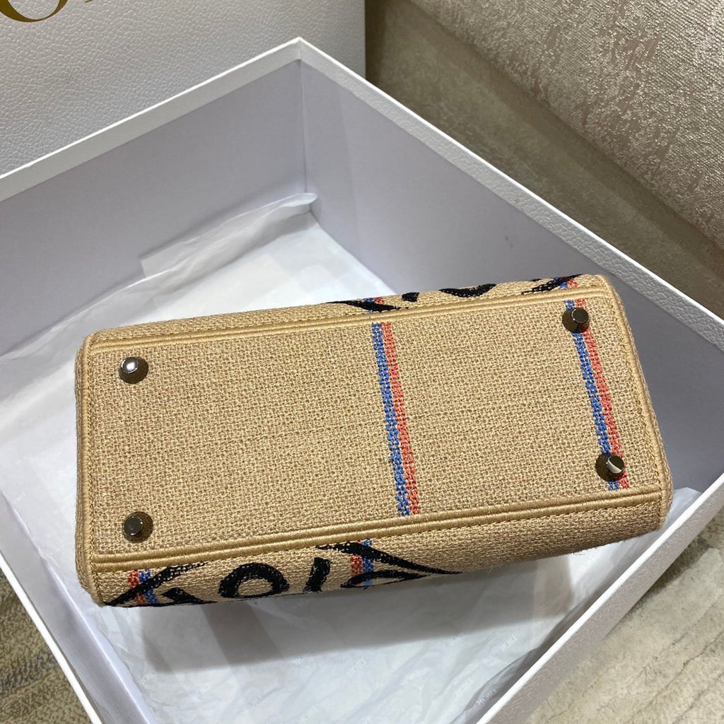 Beige canvas medium LD-lite bag