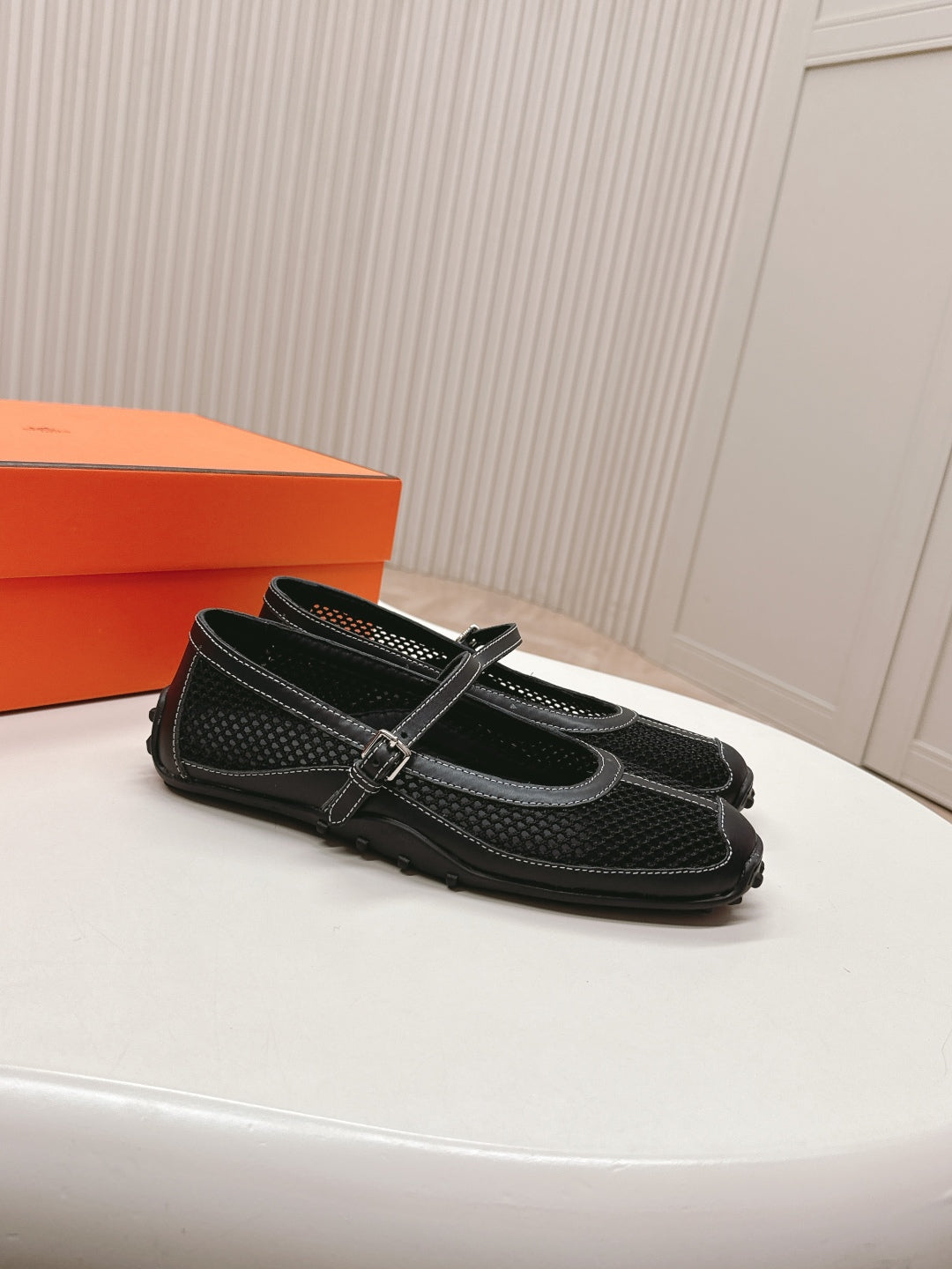 Black Kichu Ballet Flat