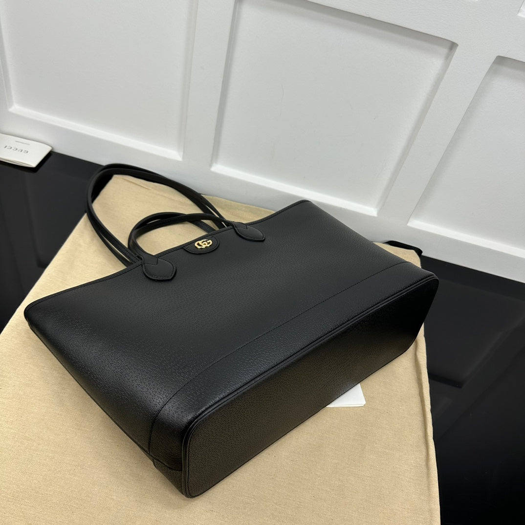 Black GO Medium Tote Bag